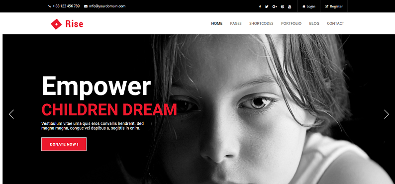 Template Monster Rise - Joomla Templates