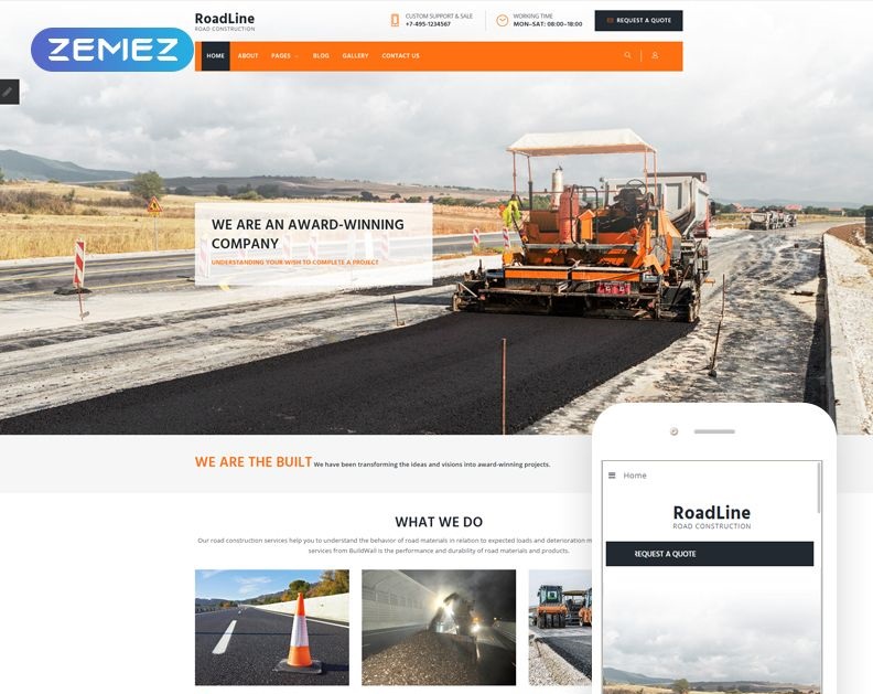 Template Monster Roadline - Joomla Template