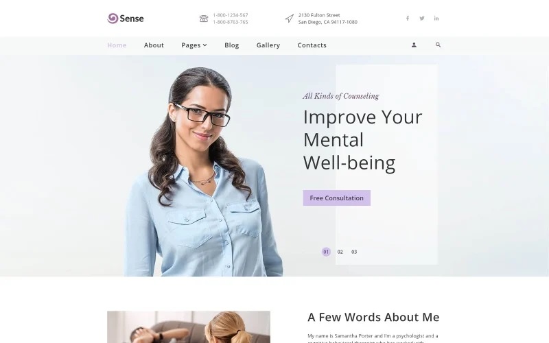 Template Monster Sense - Joomla Templates