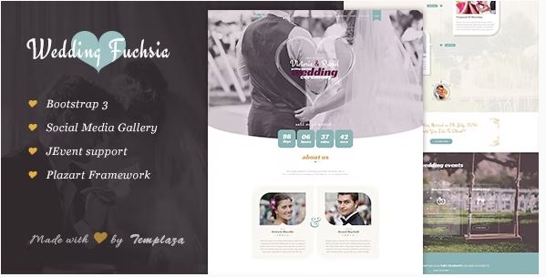 Templaza Fuchsia - Joomla Template