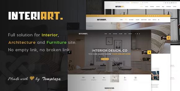 Templaza Interiart - Joomla Template