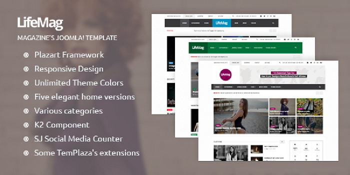 Templaza Lifemag - Joomla Template