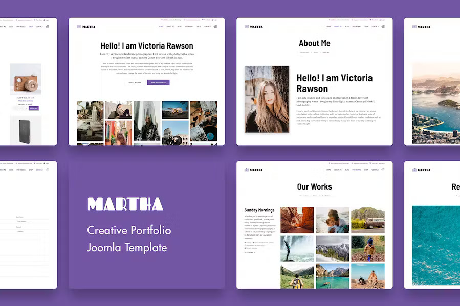 Templaza Martha Creative Portfolio Joomla 4 Template