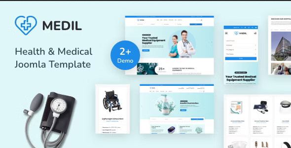 Templaza Medil - Medical & Healthcare Joomla 4 Template
