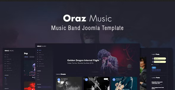 Templaza Oraz - Music Band Joomla 4 Template