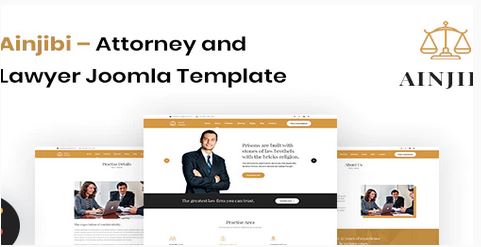 Theme Forest Ainjibi - Joomla Template