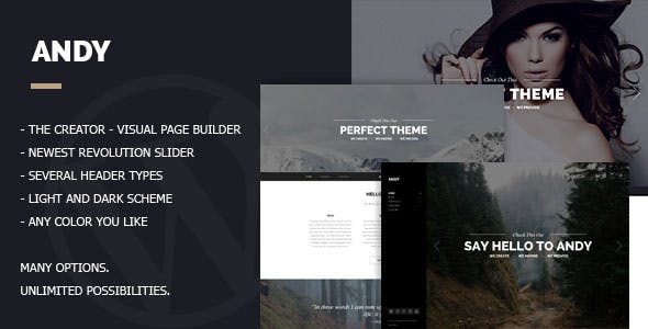 Theme Forest Andy - Joomla Template