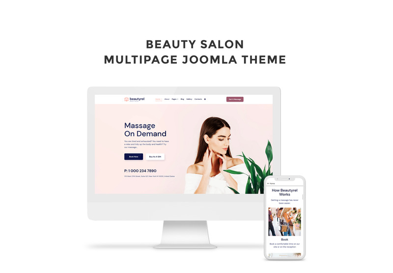 Theme Forest Beauty Salon - Joomla Template