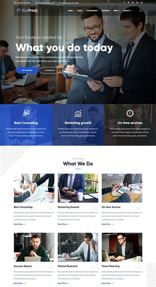 Theme Forest Bizipress - Joomla Templates