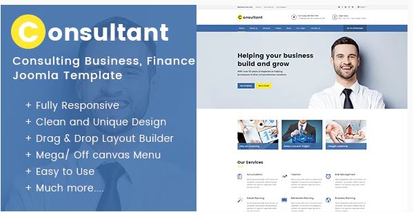 Theme Forest Consulting Business - Joomla Templates