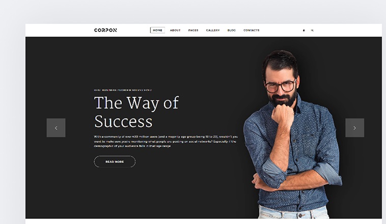 Theme Forest Copron - Joomla Template