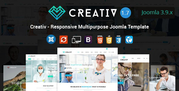 Theme Forest Creativ - Joomla Template