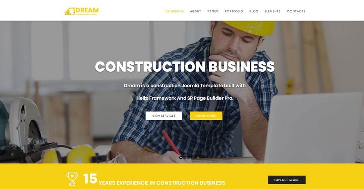 Theme Forest Dream - Joomla Template