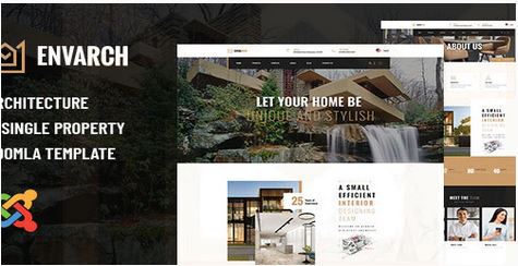 Theme Forest Env Arch - Joomla Template
