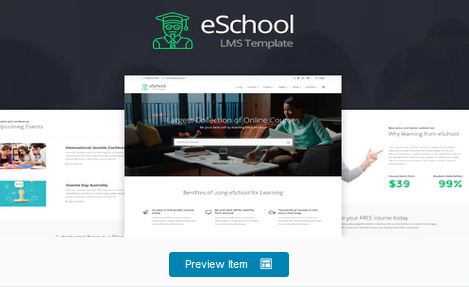 Theme Forest Eschool - Joomla Template