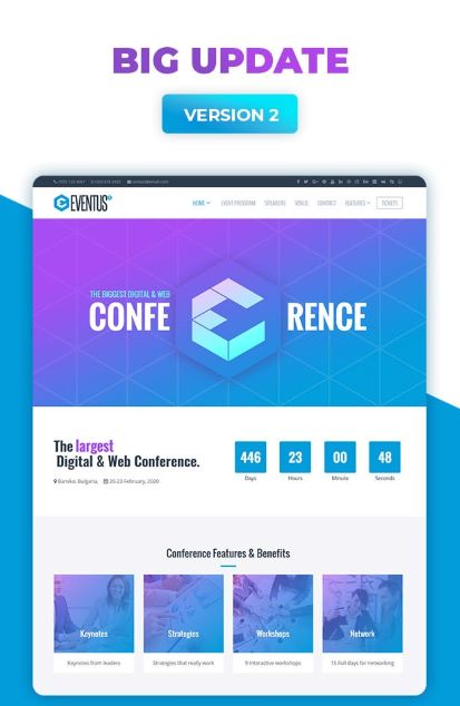 Theme Forest Eventus - Joomla Templates