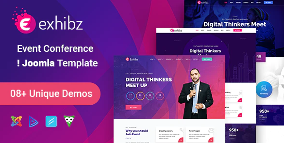 Theme Forest Exhibz - Joomla Templates