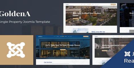 Theme Forest Goldena - Joomla Template
