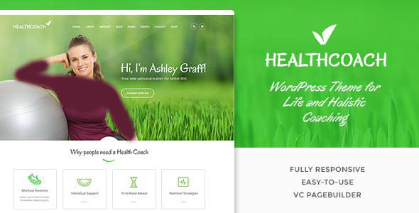 Theme Forest Health Coach - Joomla Template