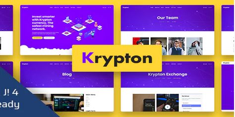 Theme Forest Krypton - Joomla Template