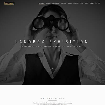Theme Forest Landbox - Joomla Template