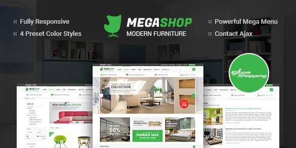 Theme Forest Megashop - Joomla Template