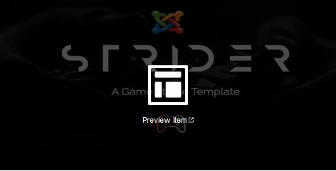 Theme Forest Strider - Joomla Template
