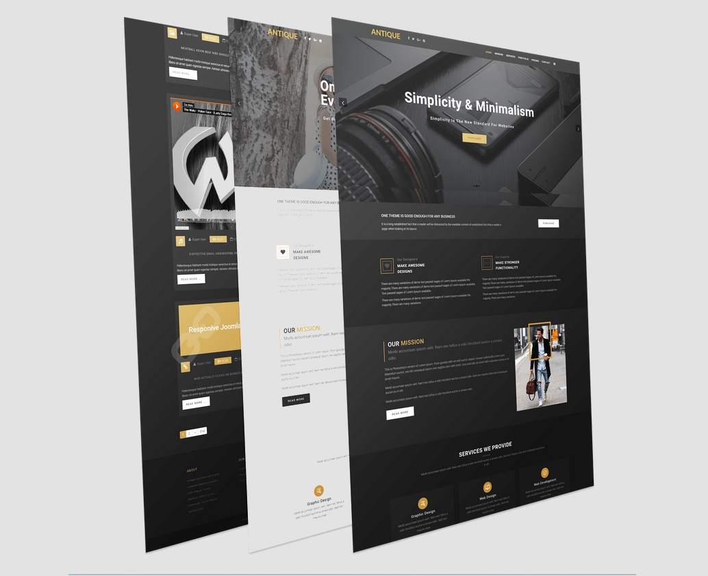 Warptheme Antique - Joomla Template