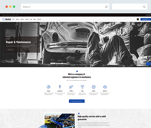 Warptheme Bold Pro - Joomla Template