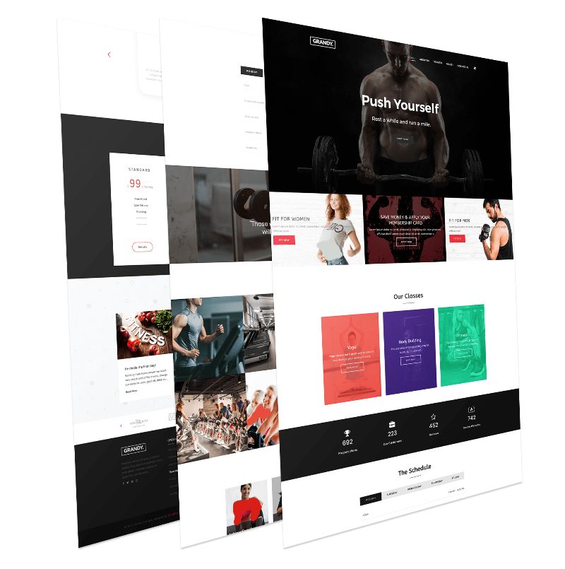 Warptheme Grandy Pro - Joomla Template
