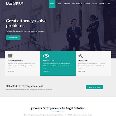 Warptheme Lawfirm - Joomla Template