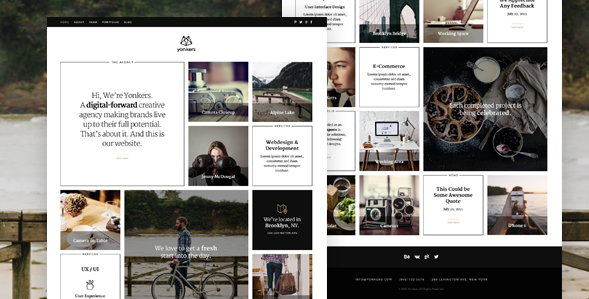 Yonkers - Trendy Portfolio Joomla Template