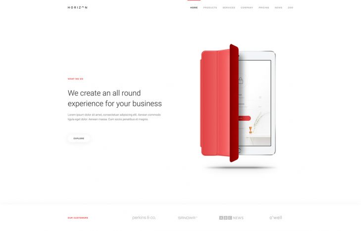 Yootheme Horizon - Joomla Template