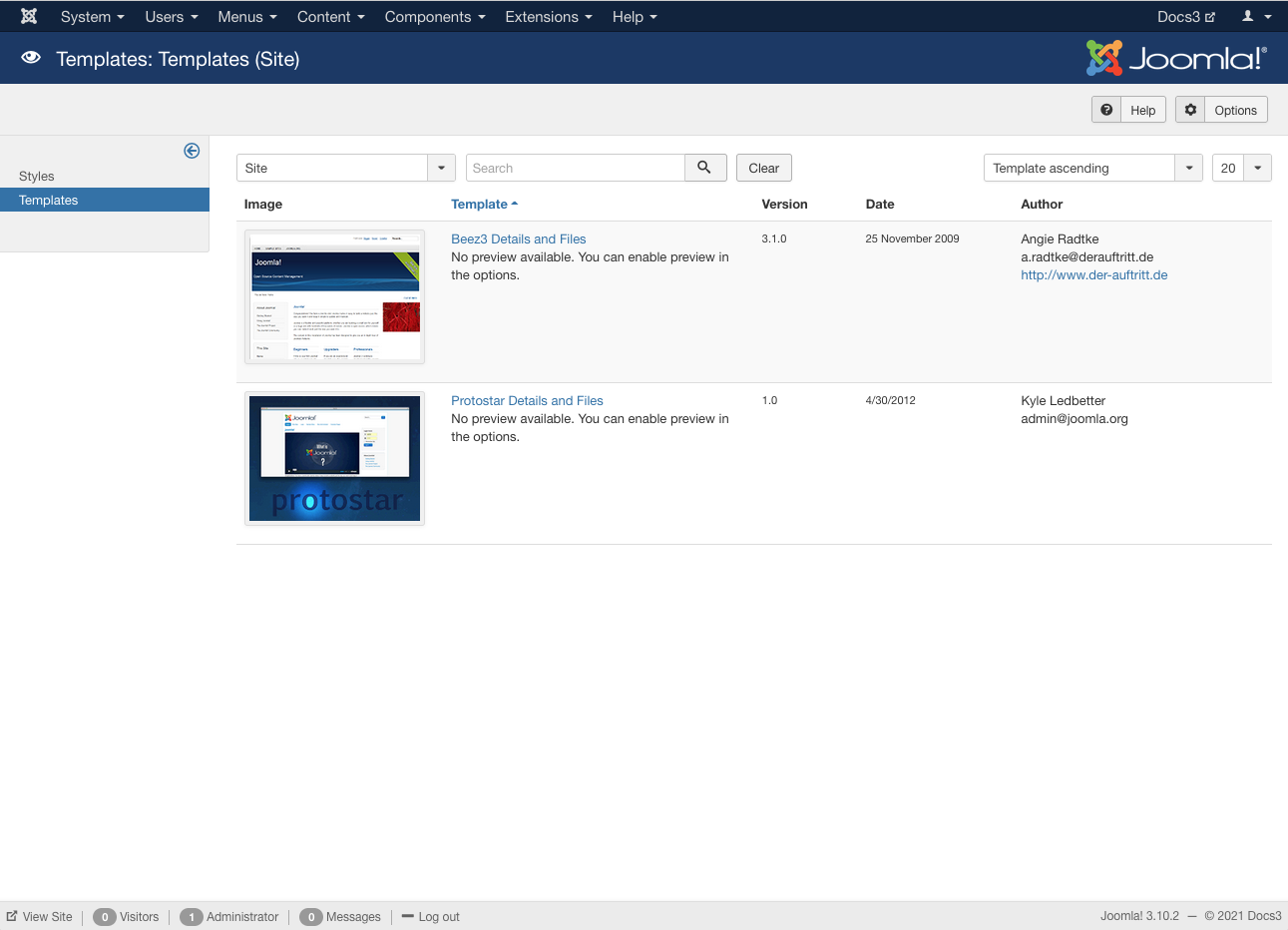 Advanced Template Manager Pro - Joomla Extension (Version 4.2.1)