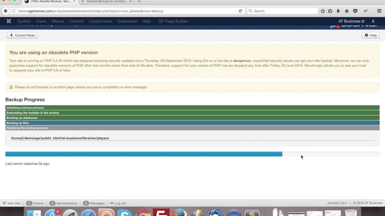 Akeeba Solo Pro - Joomla Extension