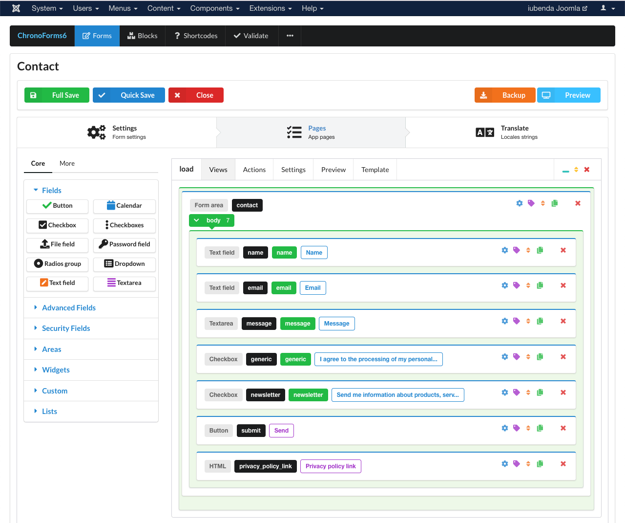 Chronoforms Pro - Joomla Extension