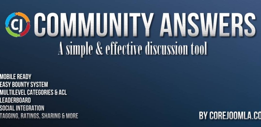 Community Answers - Joomla Extension