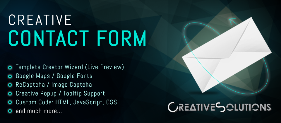 Creative Contact Form - Joomla Extension