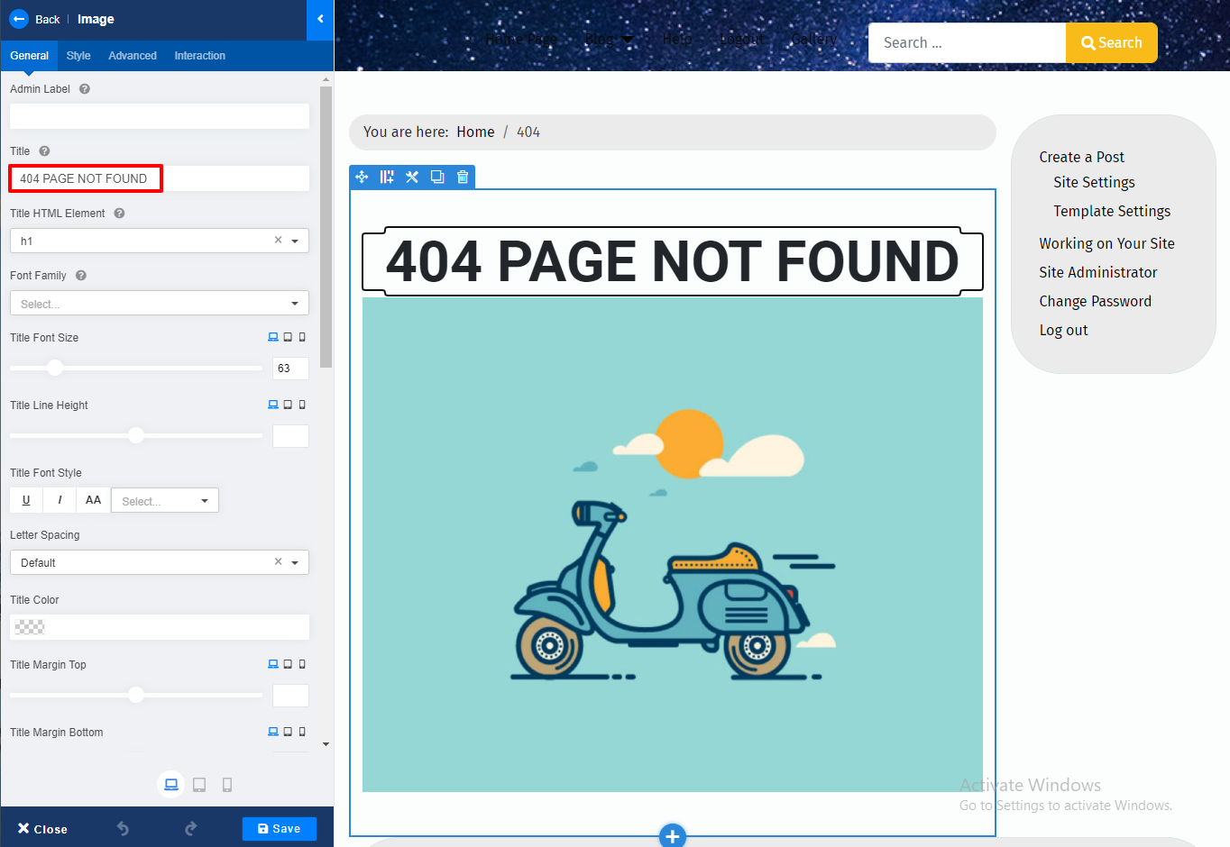 Custom Error Page - Joomla Extension