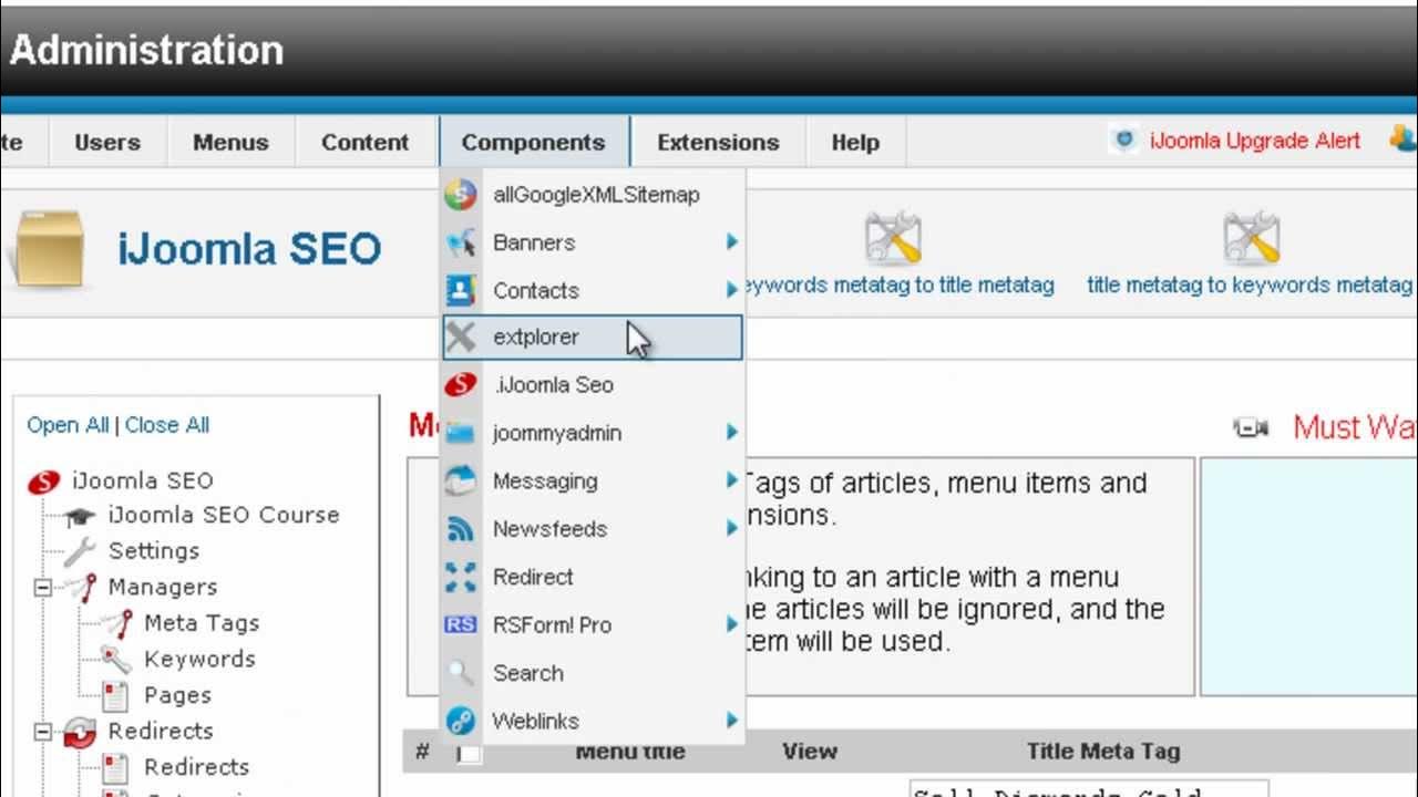 Ijoomla Seo Pro - Joomla Extension