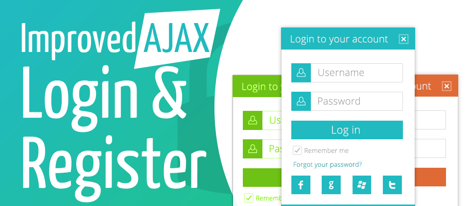 Improved Ajax Login And Register - Joomla Extension