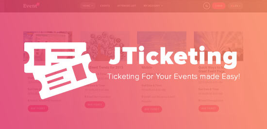 JTicketing - Joomla Extension