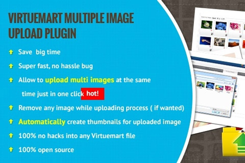 Multi Upload Product Images For Virtuemart - Joomla Extension