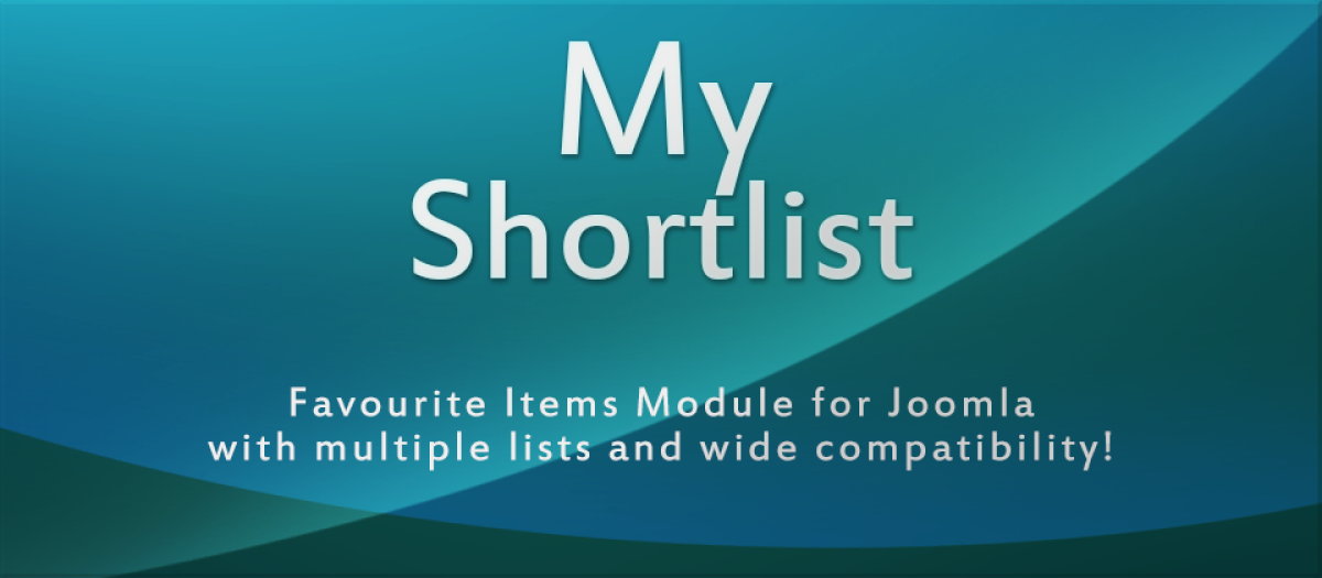 My Shortlist - Joomla Extension