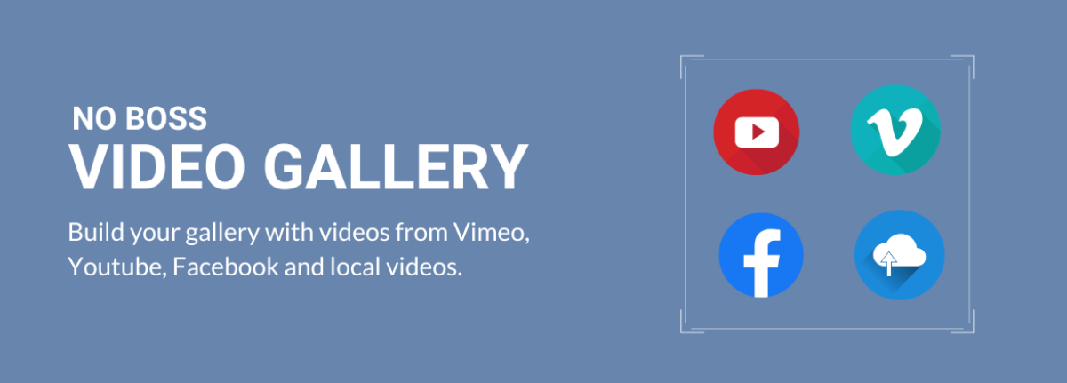 No Boss Video Gallery Pro - Joomla Extension