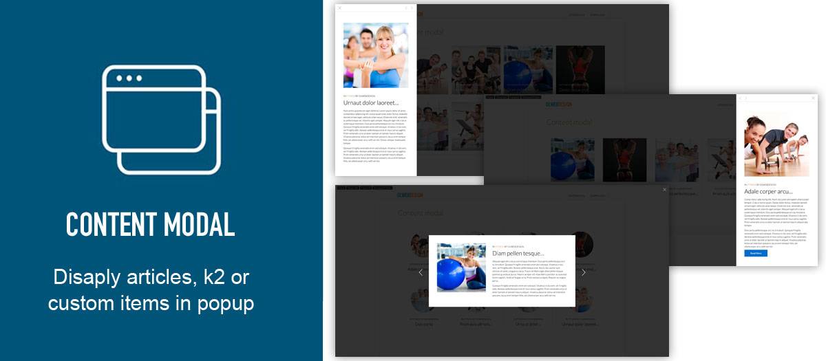 Ol Content Modal - Joomla Extension