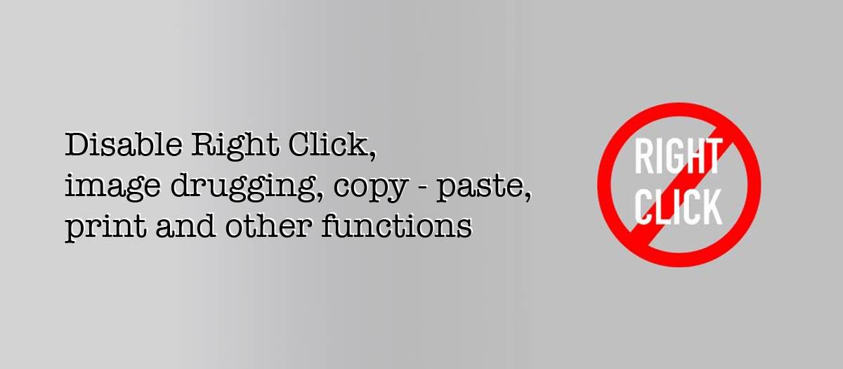 Ol No Right Click - Joomla Extension