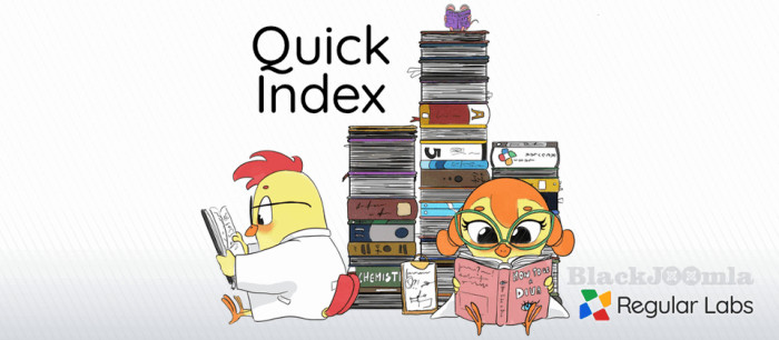 Quick Index Pro - Joomla Extension