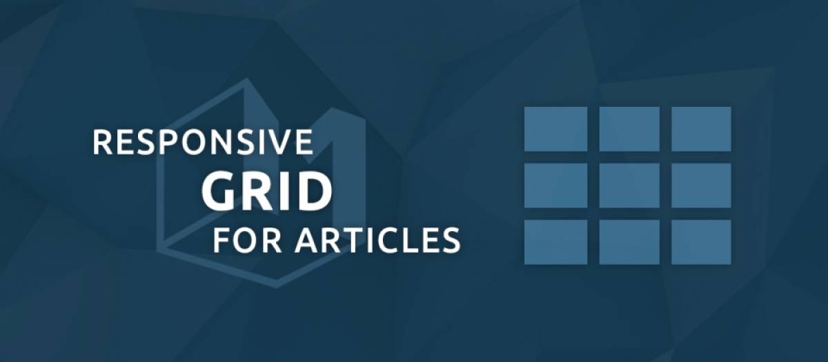 Responsive Grid For Articles - Joomla Extension