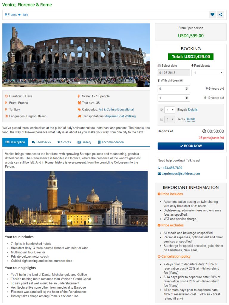 Solidres - Joomla Extension